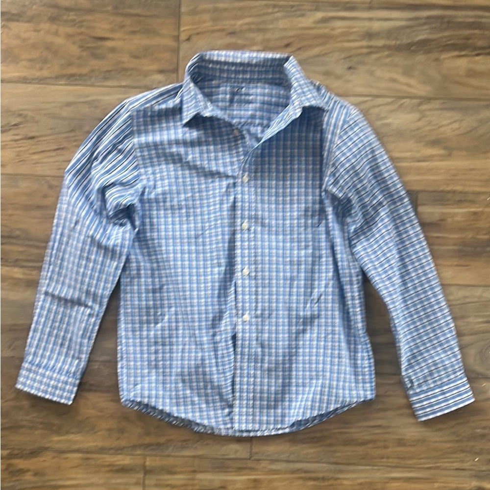 Blue Checkered Kids Shirt